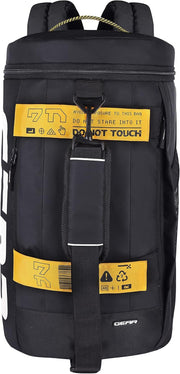 Statement Maxis 33L Large Hybrid Duffle Backpack/Travel Duffle Bag/Sports Duffle/Gym Bag for Men/Women (Black-Yellow)