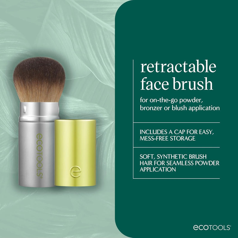 ET Retractable Face Brush - 1 Travel Kabuki Brush