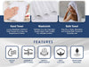 Bliss Casa - Luxury Hand Towels (40 x 70 cm) - 100% Combed Cotton, Ultra Soft and Highly Absorbent, Hotel & Spa Quality Hand Towels