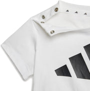 I BL T-SET 160 Suits for Unisex Child WHITE/BLACK 6-9 Months, 1-2 Years
