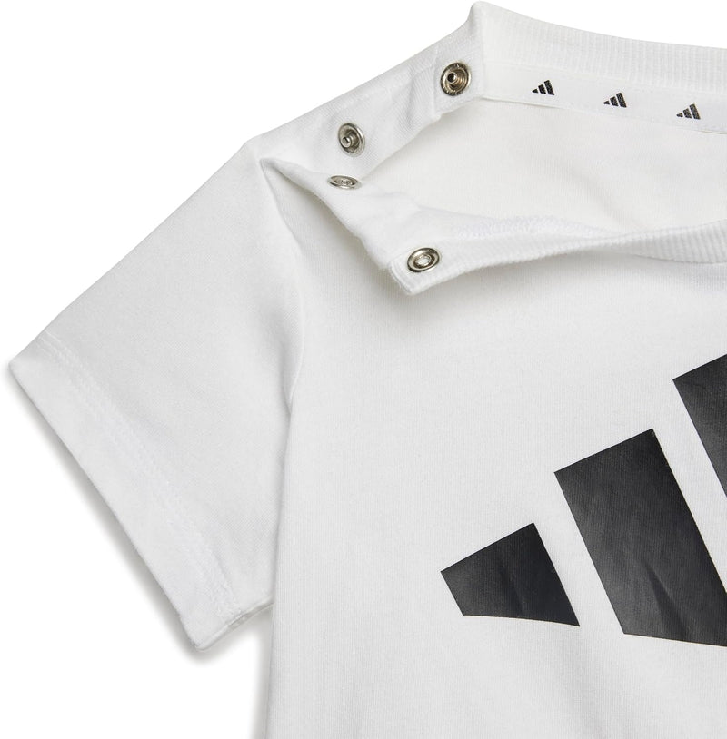 I BL T-SET 160 Suits for Unisex Child WHITE/BLACK 6-9 Months, 1-2 Years