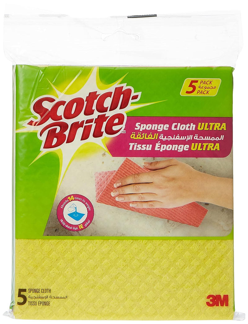 Scotch Brite Sponge Cloth Ultra 5pcs