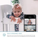 Lollipop Wall Mount HD WiFi Video Monitor with 2 Supports Cameras (Turquoise)