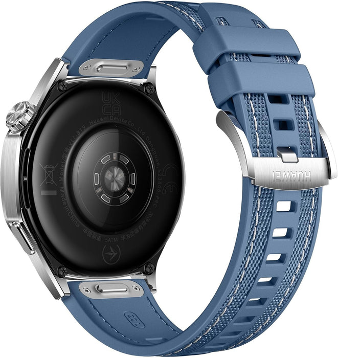 HUAWEI WATCH GT5 46mm Smartwatch, upto14 Days Battery Life,Sharp-Edged Design, Health Tracking, iOS & Android Compatible, HUAWEI Care+, 3 Month Extra warranty, Blue