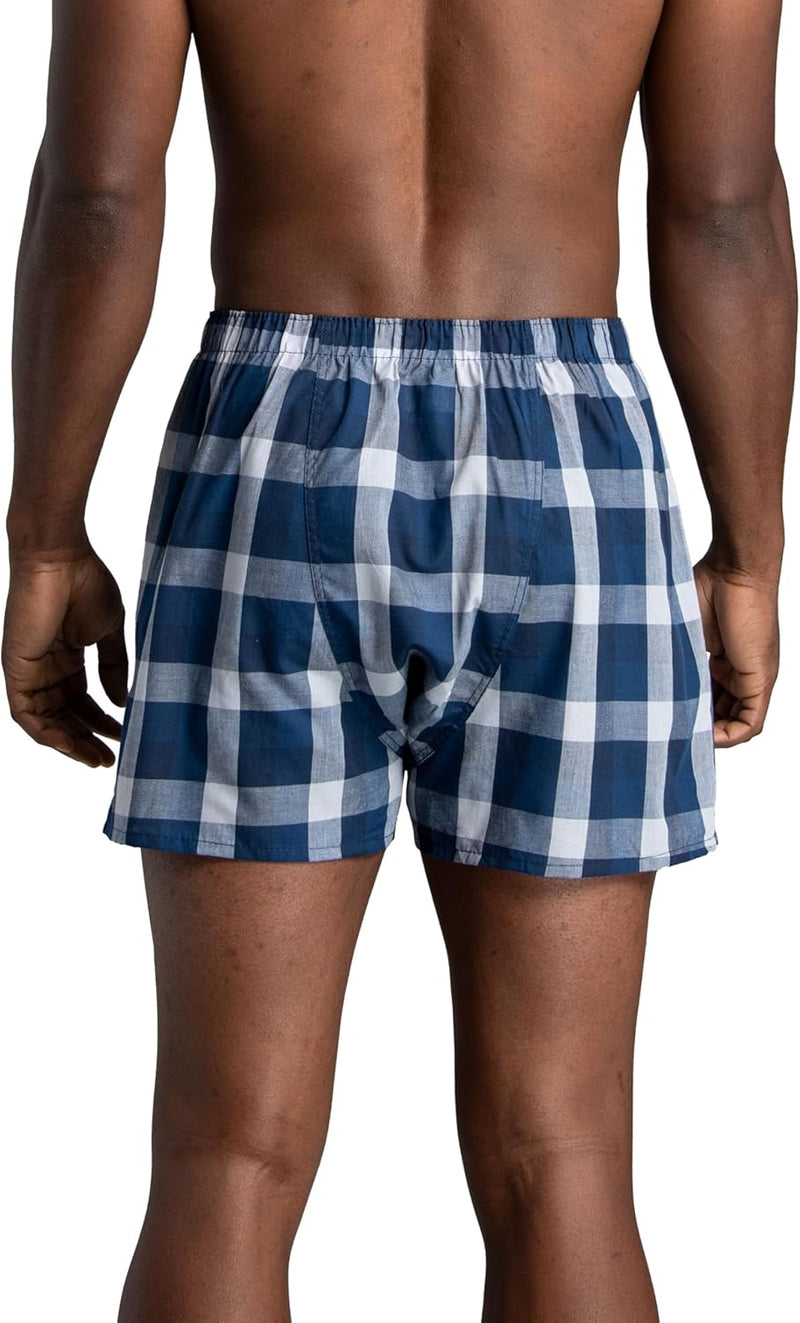 Fruit of the Loom Men's Premium Woven Boxer (4 Pack)