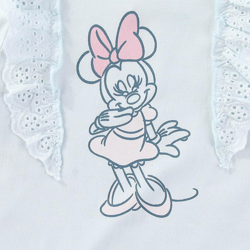 Disney Minnie Mouse Baby Girls Top and Ribbed Legging Pants Set for Infants