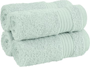 Cotton Paradise Hotel & Spa Quality, Absorbent and Soft Decorative Kitchen and Bathroom Sets, 6 Piece Turkish Towel Set, Includes 2 Bath Towels, 2 Hand Towels, 2 Washcloths, Charcoal Grey