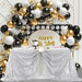 B-COOL Black Sequin Backdrop Curtain Glitter - Halloween Black Backdrop 2 Panels 4ftx8ft Curtain Drapes Shiny Background for Parties Shimmer Wall Backdrop Cloth