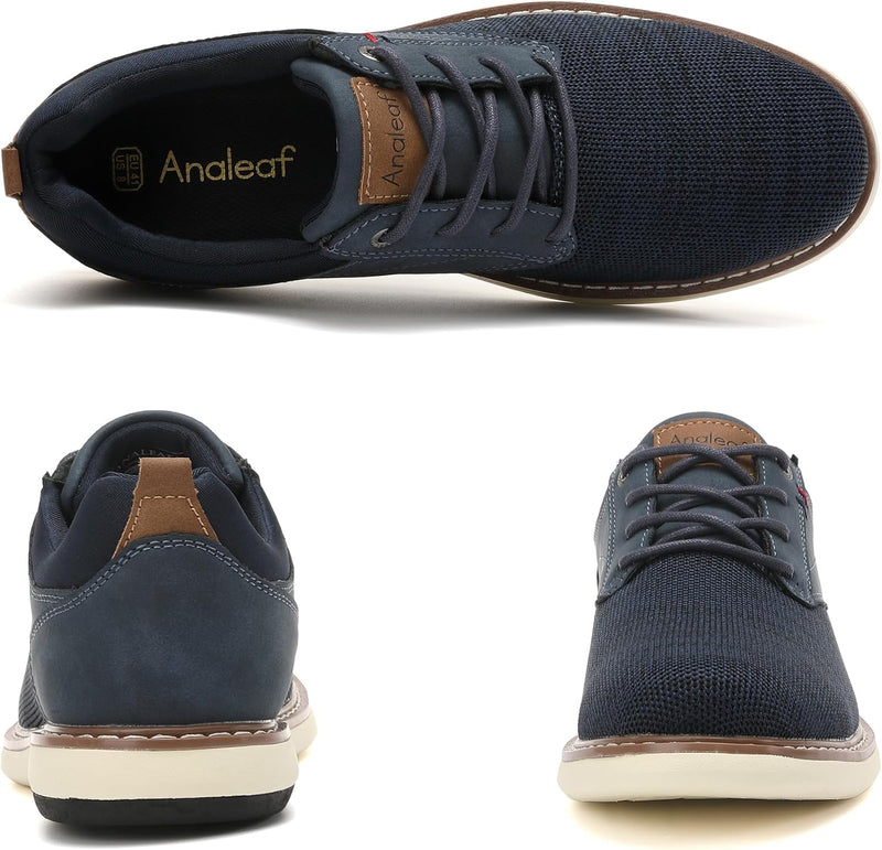 ANALEAF Mens Dress Sneakers Oxfords Comfortable Casual Shoes