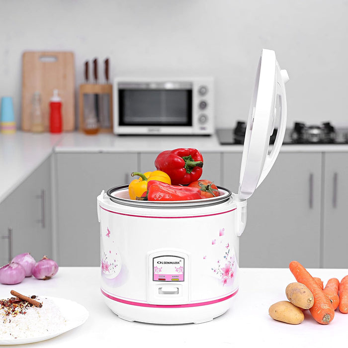 Olsenmark 3 in 1 Rice Cooker, 2.2 Litre Capacity OMRC2136