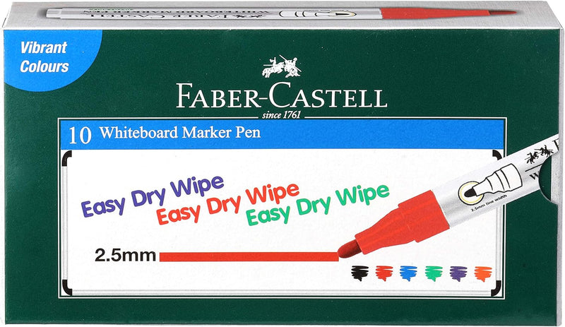 Faber-Castell Whiteboard Market - Pack of 6 (Assorted)