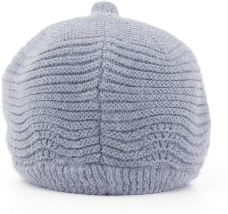 Muryobao Women's Winter Warm Slouchy Cable Knit Beanie Skull Hat with Visor