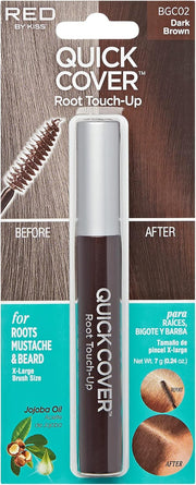 Kiss Quick Cover Gray Hair Touch Up Dark Brown X-Large 7g - Dark Brown