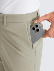 CRZ YOGA Men's All Day Comfy Golf Pants - 28"/30"/32"/34" Quick Dry Lightweight Work Casual Trousers with Pockets