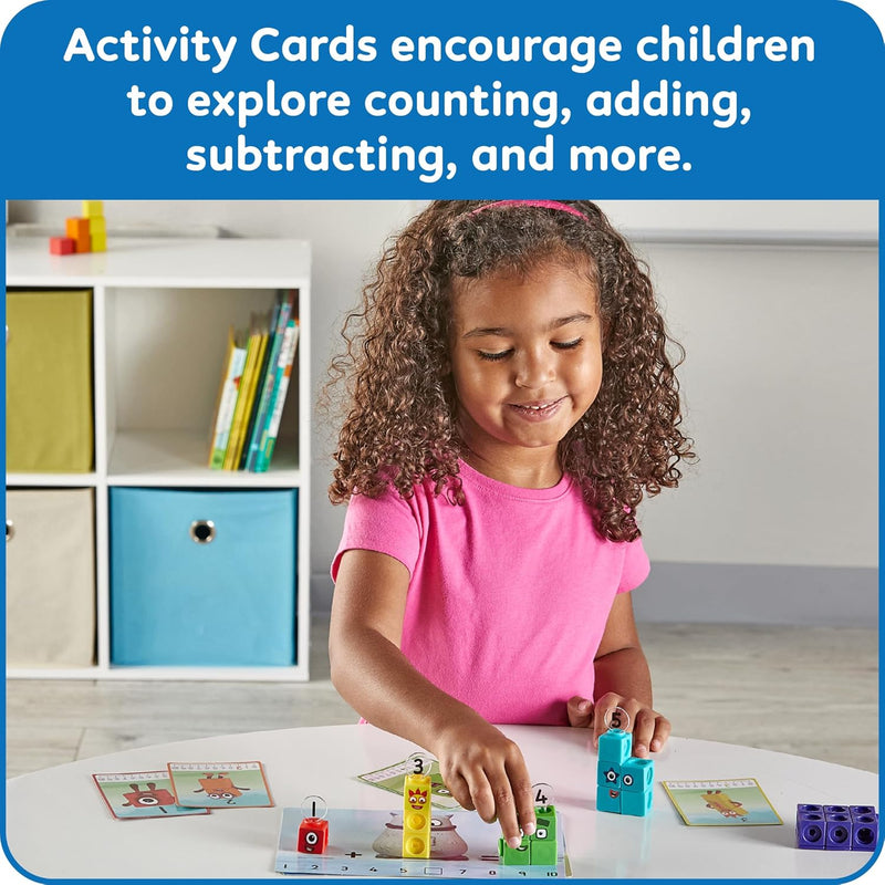 NumberBlocks MathLink Cubes Activity Set 1-10