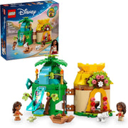 LEGO ǀ Disney Princess Moanas Island Fun Set, Buildable Toy with 2 Micro-Doll Figures and a House for Creative Play, Birthday Gift for 5 Plus Year Old Kids, Girls & Boys 43260