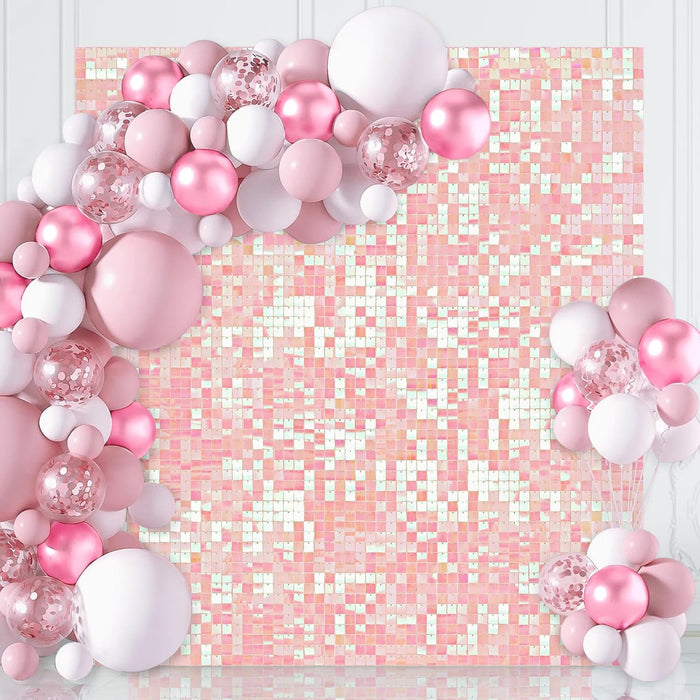 Light Green Sequin Backdrop 3ftx6ft Shimmer Wall Backdrop Panels Sequin Sparkly Christmas Background for Wedding Anniversary Birthday Bridal Shower Decorations