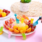 Star Babies Animal Fruit Picks 10-Pieces