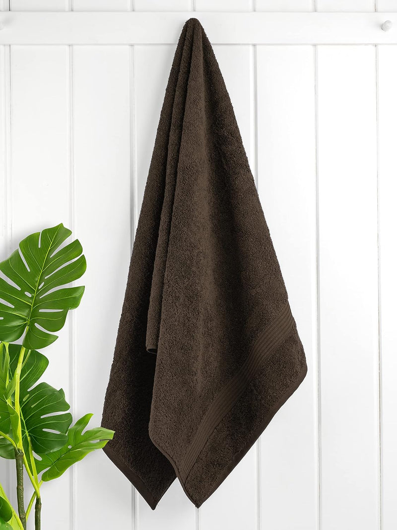 Cotton Paradise Hotel & Spa Quality, Absorbent and Soft Decorative Kitchen and Bathroom Sets, 6 Piece Turkish Towel Set, Includes 2 Bath Towels, 2 Hand Towels, 2 Washcloths, Charcoal Grey
