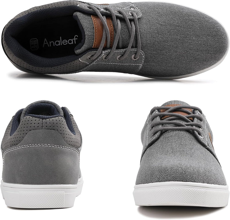 ANALEAF Mens Casual Shoes Fashion Sneakers Dress Oxfords Comfortable Shoes