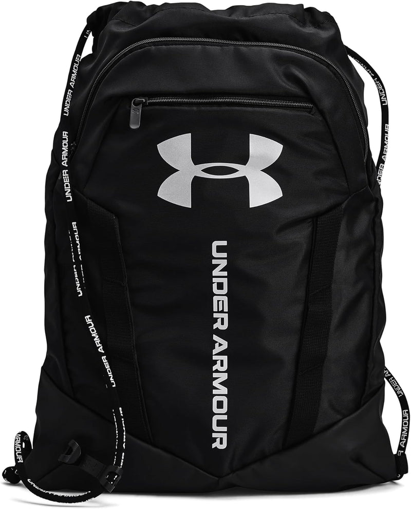 unisex-adult Undeniable Sackpack Sackpack - Black / Black / Metallic Silver
