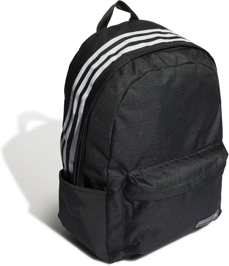 classic 3-stripes backpack, One Size - BLACK/WHITE