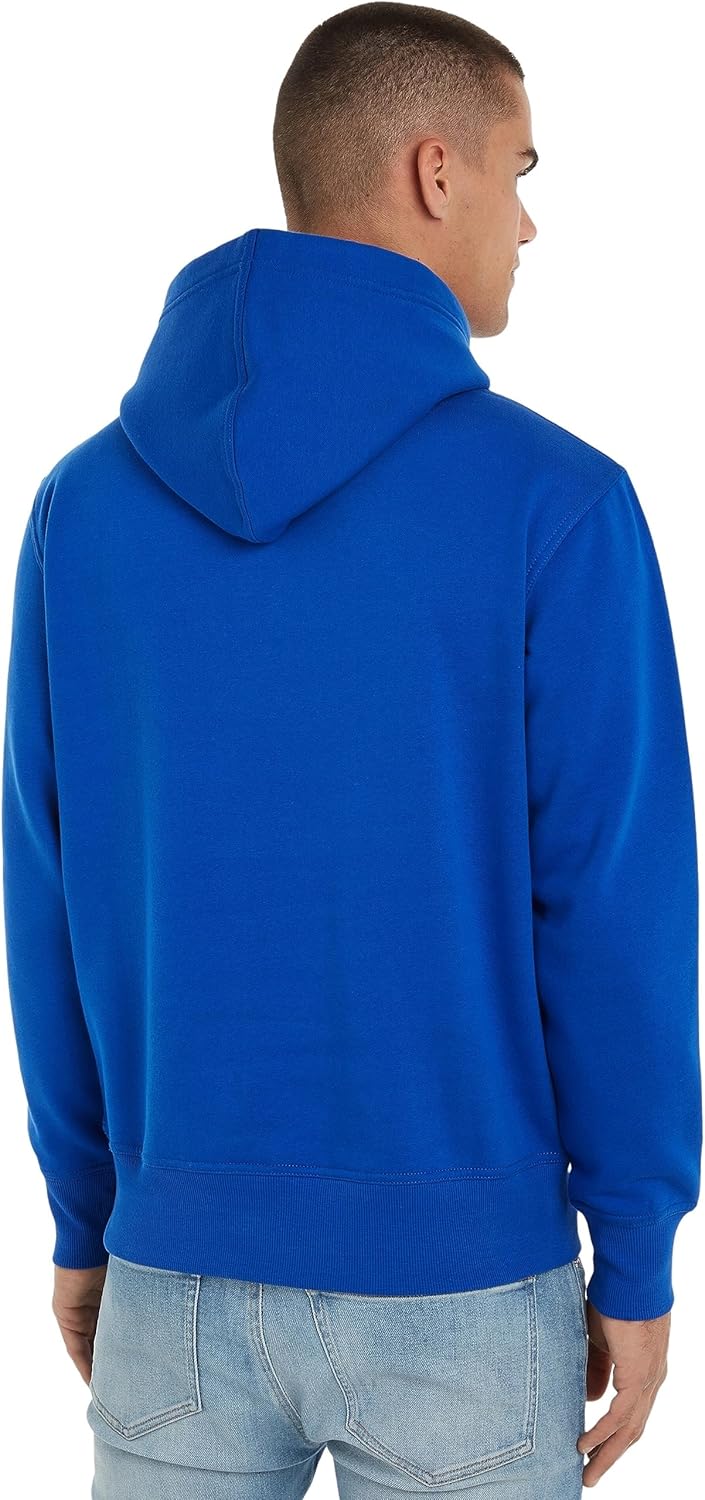 Men STENCIL BLOCKING LOGO Hoodies - Kettle Blue