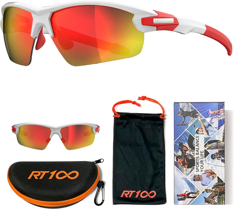 RT100 RIDE YOUR WAY Professional wrap around Frameless Cycling Sunglasses for Men and Women