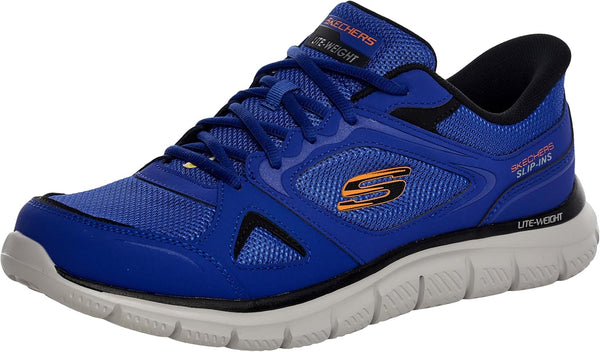 TRACK mens Shoes - BLUE ORANGE