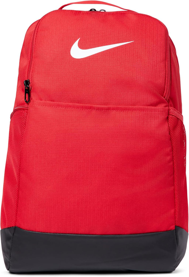 unisex NK BRSLA M BKPK - 9.5 (24L) Backpack - UNIVERSITY RED/BLACK/(WHITE)