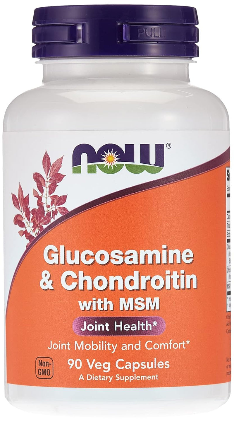 Now Foods Glucosamine And Chondroitin With Msm, 90 Capsules, 200 Grams