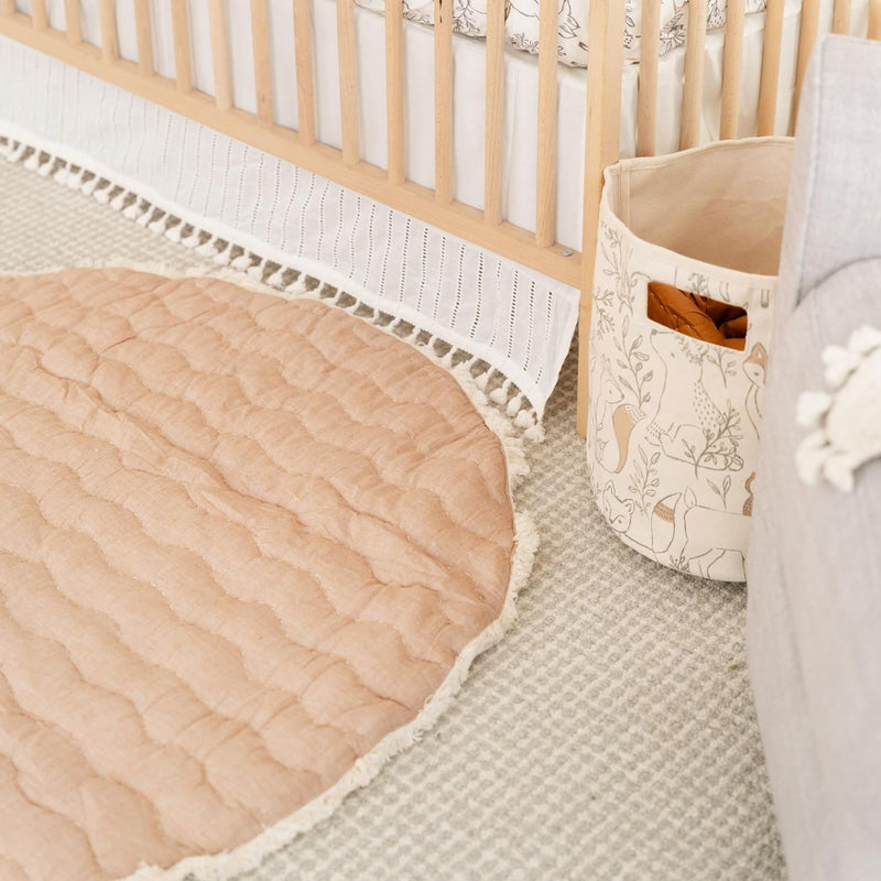 Crane Baby - Ezra Quilted Playmat - Playmat Woodland Animal