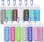 4 Pack Cooling Towel (40"x12"),Ice Towel,Soft Breathable Chilly Towel,Microfiber Towel for Yoga,Sport,Running,Gym,Workout,Camping,Fitness,Workout & More Activities(Dark Blue/Dark Gray/Brown/Black) - Dark Grey/Grass Green/Brown/White/Black/Sky Blue/Lake Blue/Rose Red/Green/Light Grey/Royal Blue/Light Purple 12pcs