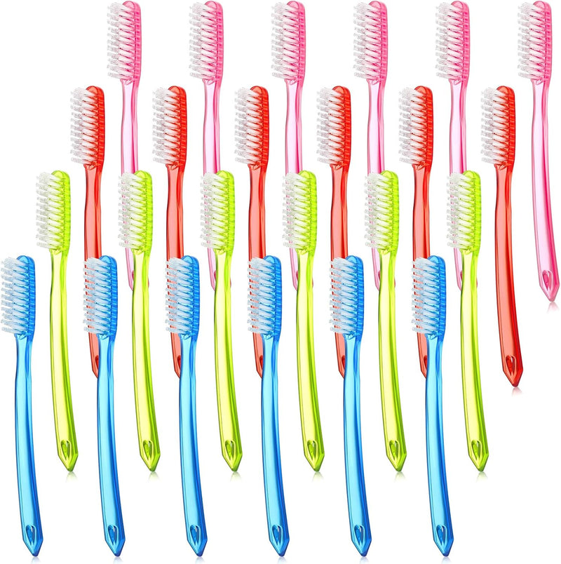 Extra Hard and Firm Toothbrush for Adults Bulk Huge Head Bristle Full Head Manual Toothbrush for Cleaning(8 Counts) - 24