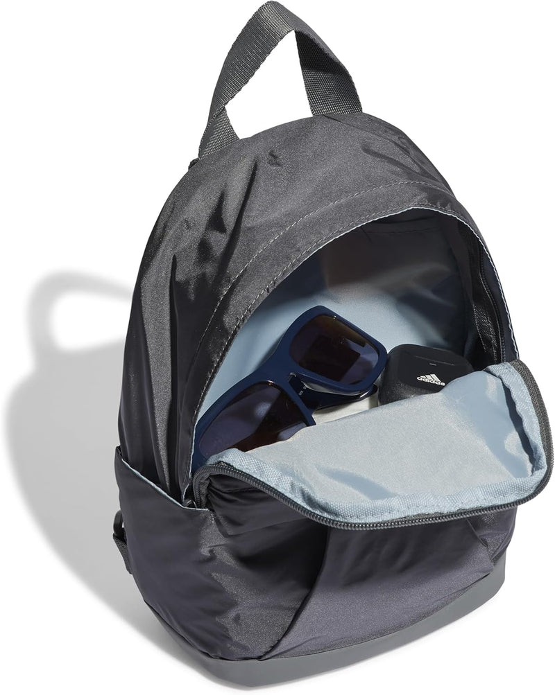 adidas Women's Classic Gen Z Extra Small Backpack, Grey Five/White/Grey Five, One Size