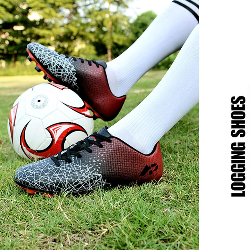 Football Boots Kids,FG/AG Soccer Athletics Training Shoes Men's Women's,Spikes Cleats Football Athletic Sneakers Boys Girls,Competition Trainers Fitness For Adult Youth,30-45 Size
