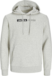 mens CORP LOGO SWEAT HOOD PLAY Sweatshirt (pack of 1) - white melange