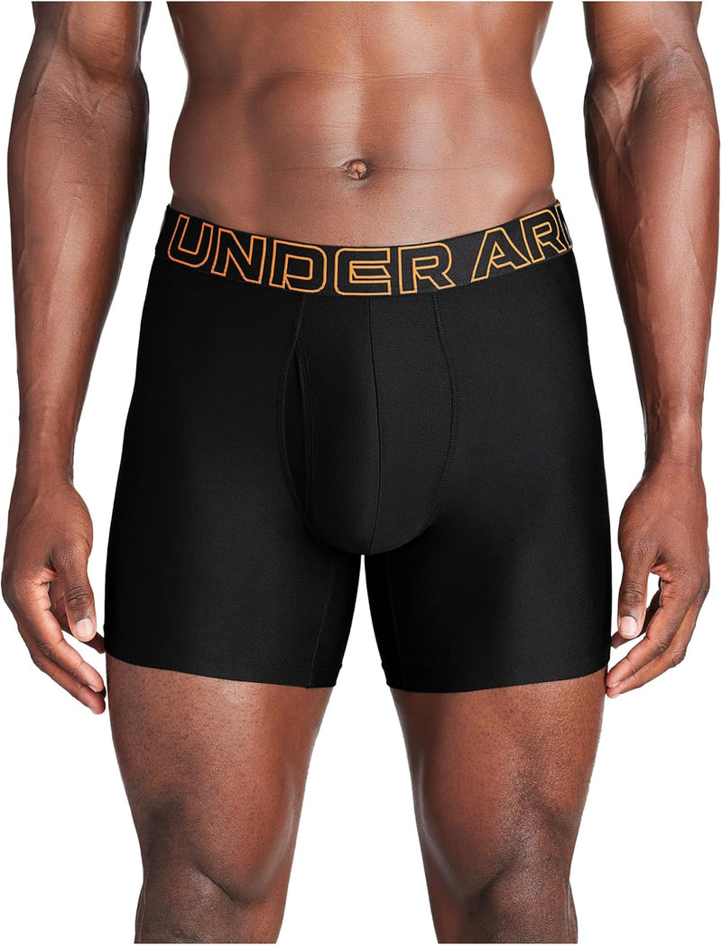 Under Armour mens Ua Performance Tech Boxerjock 6in 3-pack Boxer Briefs (pack of 3)