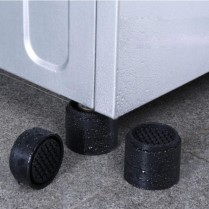 Washing Machine Pads for Anti-Vibration | Shock and Noise Cancelling Washer Dryer Anti Slip Rubber Feet Mat - Mat for Washer and Dryer Fit All Machines, Reduce Noise, Anti Slip, Protect