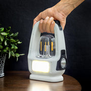 Olsenmark Rechargeable LED Tungsten Light with Solar- OME2841 Long Operating Time 4 Hours, Multi-Functional Lighting, COB Technology Portable and Light-Weight Design with Handle