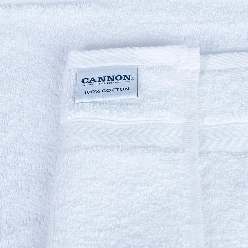 Cannon Bath Towel, 70x140 cm, 8 Piece Set, 2 Piece of 70x140cm bath towel, 2 Piece of 41x71cm Hand Towel & 4 Piece of 33x33cm Wash Cloth,100% Cotton for Bathroom, Spa & Gym (LINEN)