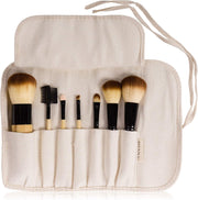 SHANY Bamboo Makeup Brush Set - Vegan Professional Makeup Brushes With Premium Synthetic Hair & Cotton Pouch for Easy Brush Storage - 7pc - Bamboo
