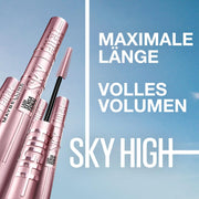 Maybelline New York, Lash Sensational Sky High Mascara Waterproof - Very Black (Pack of 1)