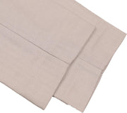 Linen Blend Slim Fit Formal Trousers for Men, Size: 35, Beige