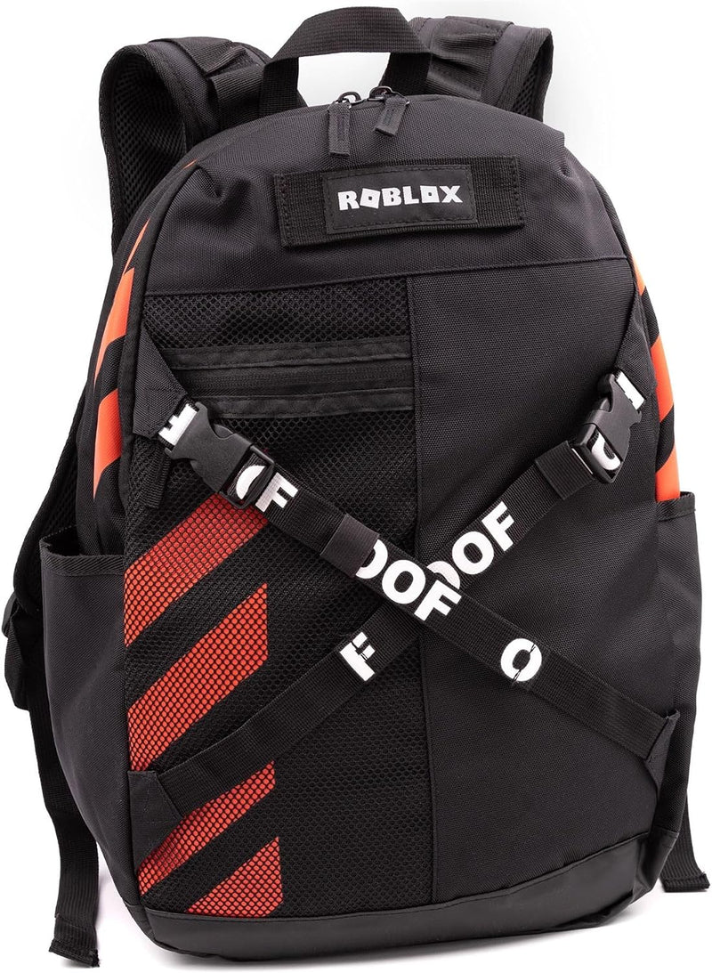 Roblox Backpack for Kids, Gamer School Bag with Iconic Roblox Characters, Padded Straps & Front Pocket