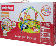 Winfun-baby toy jungle pals playmat, black