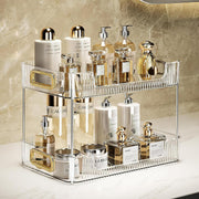 U-HOOME Bathroom Counter Organizer, Countertop Organizer and Storage,Bathroom Shelf Organizer,Cosmetics Skincare Shelf Organizer,Makeup Organizer Perfume for Dresser Vanity Tray, Spice Rack (Clean3)