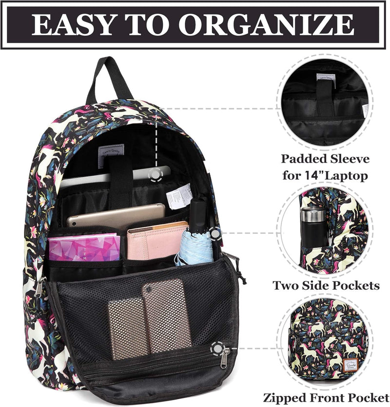 VASCHY Backpack for Women Men, Ultra Lightweight School Bag for Kids Teen Boys Girls, Casual Daypack Work, Travel