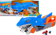 Hot Wheels Shark Chomp Transporter Playset with One 1:64 Scale Car for Kids 4 to 8 Years Old - Shark Chomp