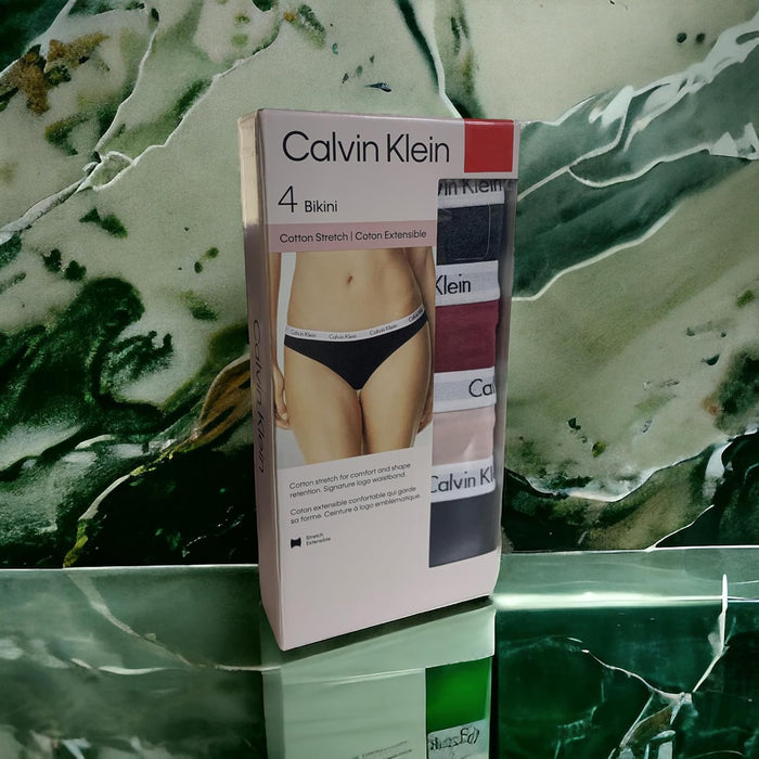 Calvin Klein Womens Cotton Stretch Bikini Style Underwear